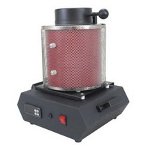 용해로 금속 용광로 소형 금 은 구리 공에 보석 전기, 그물 빨강 2kg