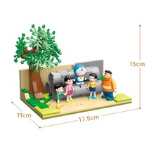 도라레몽 블럭 레고 호환 피규어 블럭 도라에몽 노진구 캐릭터즈 레고 조립 장난감, K20409-도라에몽과 친구들
