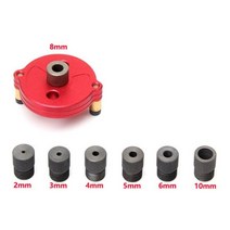 DIY 목재 조인 목수 용 셀프 센터링 장부촉 지그 2-10mm 수직 포켓 구멍 펀치 로케이터, 23456810mm