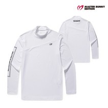 마스터바니에디션 골프 masterbunnyedition남성 로고 반하이넥 이너 티셔츠 M41101TI005_WH, 5[100], WH