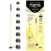 나노피싱 반중력 스위벨 S80 멀티호환 민물채비, 0.6g
