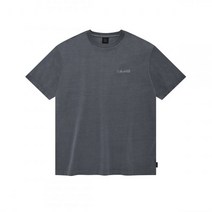 VOLCOM 피그먼트 다잉 스톤로고 오버핏 티셔츠 차콜