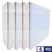 오피스존 백색 3공 D링 바인더 10cm A4, 4개입