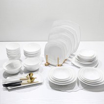 한국도자기 본차이나 레이스 8인 홈세트 40p 그릇세트