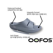 우포스 슬리퍼 OOAHH BLACK 슬레이트색상