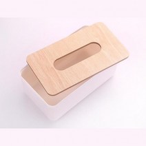 오크나무와 PP소재 각티슈 두루마리휴지 케이스 코휴지 미용 미니 팝업 먼지없는, 원형