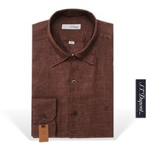 듀퐁(셔츠/타이) [듀퐁]남성 린넨 솔리드 긴소매셔츠 2SM21LS354SBW