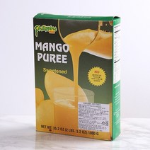 프로푸드 망고퓨레 1kg 망고원액 70% 에이드스무디, 1개, 1개