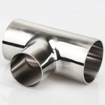 1922252832384551mm108mm 파이프 외경 맞대기 용접 티 3 방향 커넥터 위생 파이프 피팅 SUS304 스테인레스 홈브류 홈브류, 45mm
