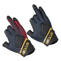 시마노 장갑 넥서스 방풍 마그네트 글로브 3컷 GL-112V 갯바위 바다 낚시장갑, 블랙 XL