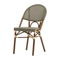 하이파 스타벅스 철제야외용라탄의자 색상3, 브라운