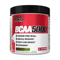 126013 EVL BCAAs 아미노산 분말 - BCAA 분말 운동 후 회복 음료 및 자극 없는 운동 전 에너지 음료 분말 - 남성용 분지쇄 아미노산 보충제 5g - 체리 라임에이, 30인분 (1팩), 체리 라임에이드