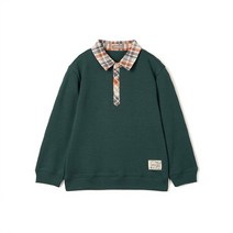 페리미츠 남아용 우븐 카라 맨투맨