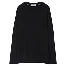티아즈 45수 특양면 옆트임 오버핏 긴팔티 빅사이즈 티셔츠 레이어드 롱슬리브
