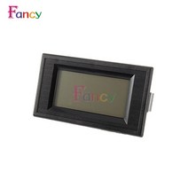 전압계 2와이어 D85 LCD 디스플레이 전압 측정기 범위 AC 80-500V 패널 모니터 파란색 백라이트, 한개옵션0