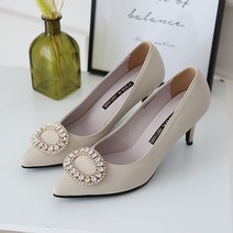 보가 큐엘릿 21fw2638 여성 큐빅 펌프스 힐