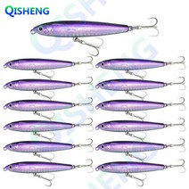 치승 로켓 미노우 13개입/세트 하드베이트 알리미노우 (10g 14g 18g 24g) 슬로우 싱킹 농어 광어 삼치 우럭 루어낚시, HBZ-2#, 24g