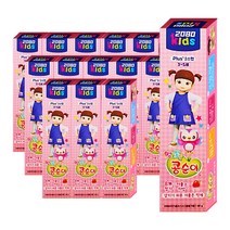 2080 키즈 2스텝 3~5세 콩순이 어린이 치약 딸기향, 80g, 14개