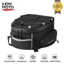 오토바이용품점 모험 가방 안장 가방 테일 가방 탑 가방, 검은색