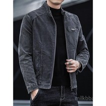 남성재킷 항공점퍼 데님 청 맨즈 가을 캐주얼 카고