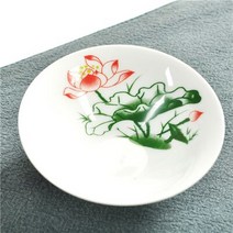 한 컵 도자기 handpainted 차 매화 대나무 난초 연꽃 산 강 물고기 꽃 패턴 중국 차 컵 판매 중, ㅏ, 하나, 1개