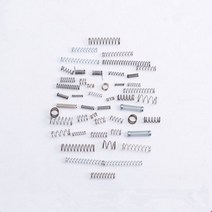 압축스프링 20pcs 0.4mm0.45mm 와이어 직경 2-8mm 외경 강철 압력 y 형 볼펜 용 리턴 제작, 0.4x3x8mm