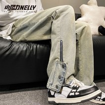 남성 나팔바지 팬츠 남자 세미 스트릿 일자 부츠컷