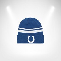 NFL 인디애나폴리스 콜츠 커프 니트 비니 원 사이즈 블루
