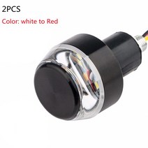 자동차용품싸게파는곳 문콕 오토바이 LED 턴 시그널 라이트 2 개 22mm 모토 깜박이 수정된 핸들 바 전기