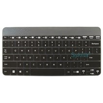 키보드커버 키보드 커버 for logitech k240 mk240 mk245 nano for logi 기계식 무선 보호 보호기 skin, 검은색