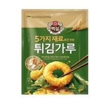 씨제이제일제당 CJ제일제당 백설 5가지 재료로만 만든 튀김가루 350g x10개, 단품