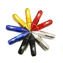 데일리쇼핑 차량용 락너트 초경량 너트 휠 7각 6각 알루미늄 크롬 스파이크, 스파이크 경량너트, 골드, 1개