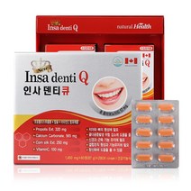 인사덴티큐 치아 뼈 프로폴리스 칼슘 영양제 4개월분, 인사덴티큐 1박스 (4개월분)