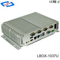 [해외] 임베디드 PC 랙 마운트 서버 컴퓨터 케이스 및 타워 인텔 코어 I73537U 지원 6 LAN 미니 PC, RAM 4G  SSD 32G, Intel Core I5-3317U