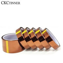 5/6/8/10/12/15/20MM x 30M 갈색 고온 내성 Kapton 테이프 폴리이 미드 전기 작업/그릴/분말 코팅, 04 12mm