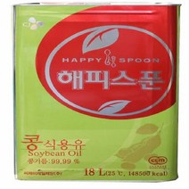 해피스푼 콩식용유(18L), 1, 본상품선택