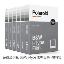 폴라로이드 B&W i-Type 흑백 필름 사은품 증정, 48매입