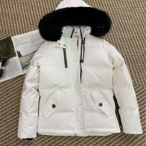 강아지 겨울 가을 옷 패딩 여성 가위털 다운 재킷 여우 모피 칼라 탈착식 후드 짧은 따뜻한 코트 두꺼운 여성용 의류 3Q, 24.산호 레드 - L