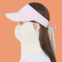 모델로 골프마스크 자외선차단 여성 자전거 등산 마스크, 베이지M