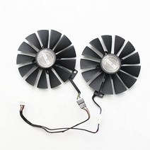 Best Music Posters ASUS DUAL RX580 8G Strix RX570 GTX1050Ti 95mm 4핀용 그래픽 카드 쿨링 팬