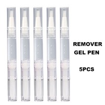 속눈썹 연장용 액체 리무버 5개 접착 인조 제거 미용 건강 메이크업 도구 15g, [04] pen