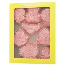Mian Xiao Xin 비스킷 몰드 DIY 3D 입체 홈베이킹 도구 아이싱 쿠키스탬프 8종 세트, 밸런타인 데이, 1개
