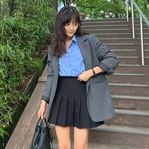 커밍투유 자체제작 여성 간절기 기본 루즈핏 자켓