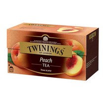 트와이닝 피치 홍차 티백, 1개, 50g