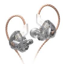 가수인이어  1 인이어 이어폰 다이나믹 하이파이 모니터 이어폰 이어버드 스포츠 노이즈, clear gray no mic|스페인