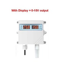 화재 경보기 연기 감지기 수신기 3 in 1 CO2 CO RS485 온도 및 습도 센서 송신기 05V 010V 420mA 비 아날로그 고정밀 산업용, 0-10V with display