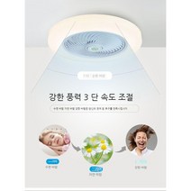 PETTIMELO 천장형선풍기 인테리어조명 실링팬조명, A.화이트 리모컨
