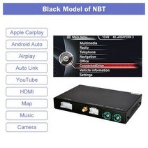 안드로이드 자동 무선 카플레이 BMW 3 4 시리즈 F30 F31 F32 F33 F34 F35 F36 2012- 미러 링크 에어플레이 카 플레이어 포함, CHINA_NBT system black