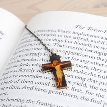 PGM1*^몰BooKiss 십자가 책갈피 예수 클립 북마커 독서 디자인크 마크^*1췤pgm, a^^*옵션없슴