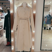 리안뉴욕 여성 셔츠형 롱 원피스
